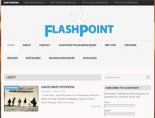 Tablet Screenshot of flashpointarts.org